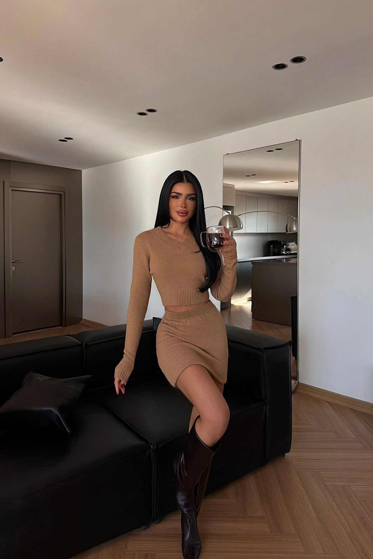 Camel İlue Triko Takım ATE-4371