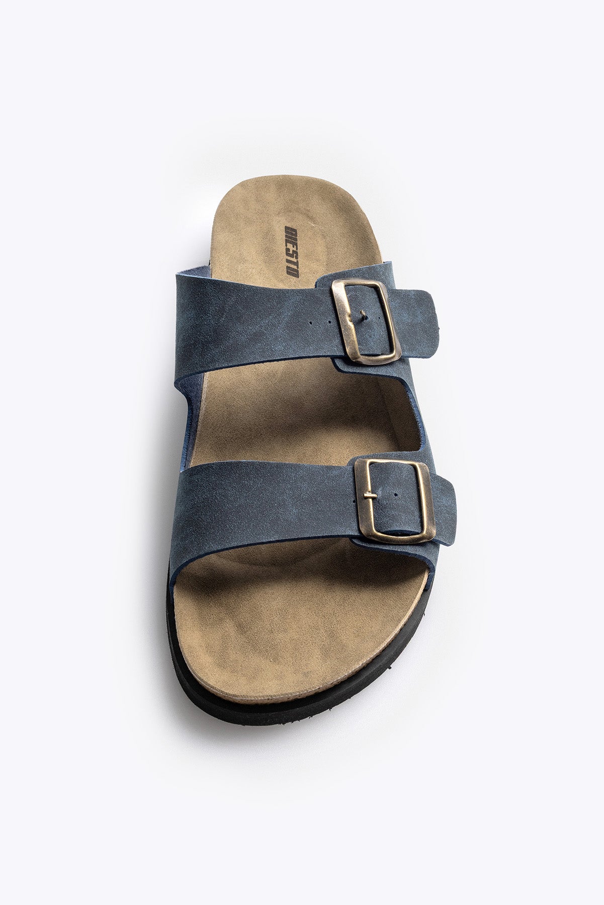 ÇİFT BANTLI İNDİGO SANDALET - İNDİGO 45