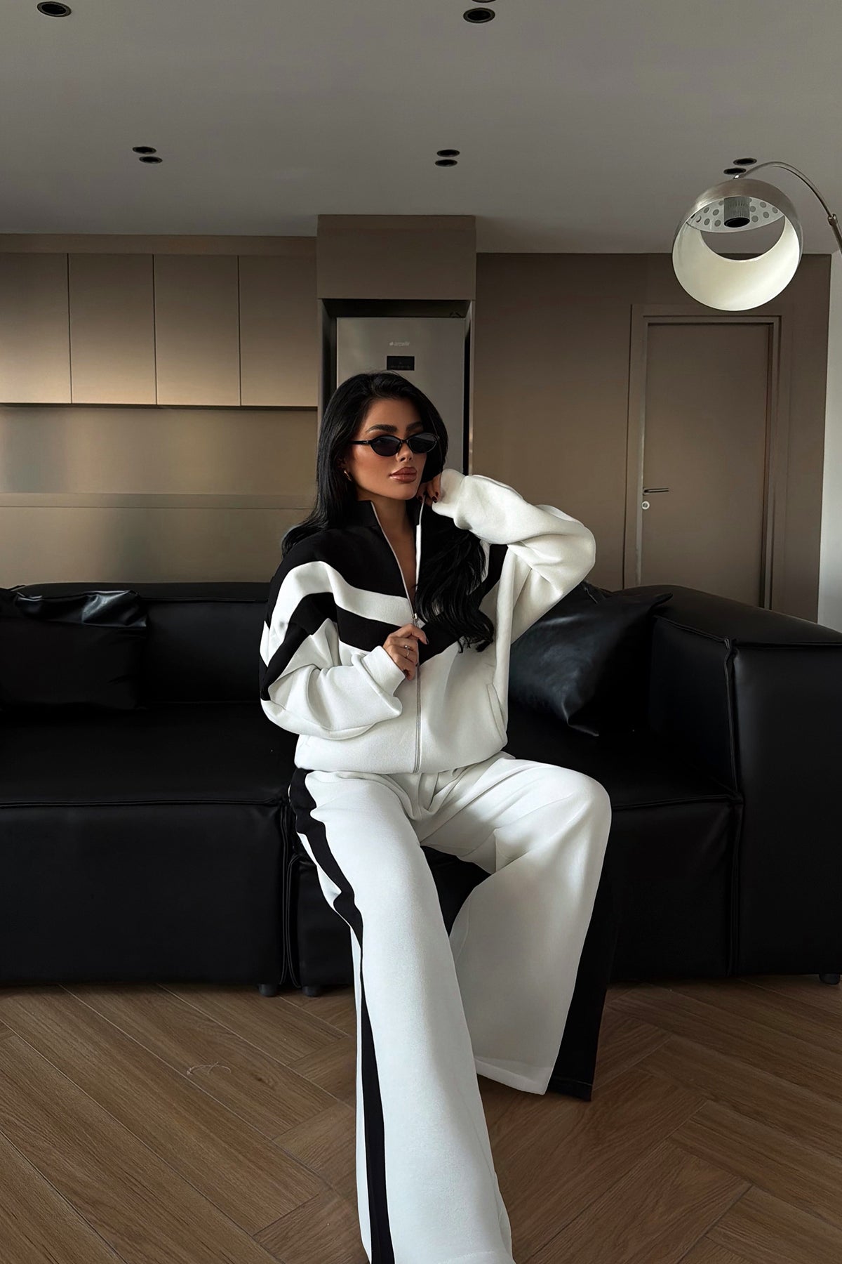 Beyaz Bennyc Eşofman Takımı ATE-4027