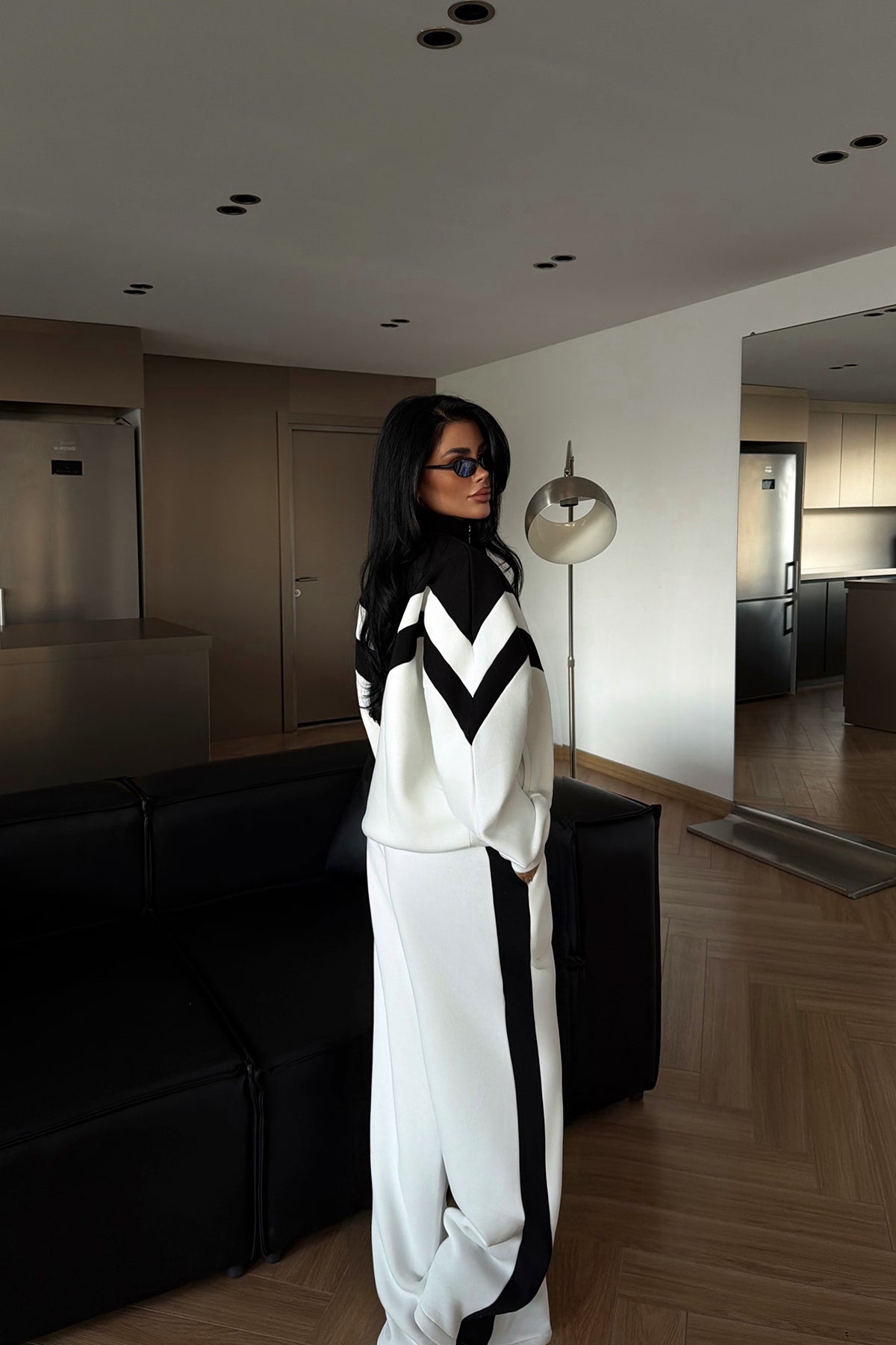 Beyaz Bennyc Eşofman Takımı ATE-4027