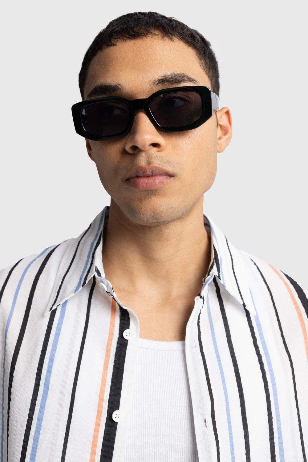 ÇİZGİLİ GOFRE GÖMLEK