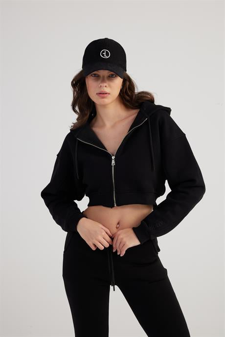 Mixed Sweatshirt Siyah Siyah L