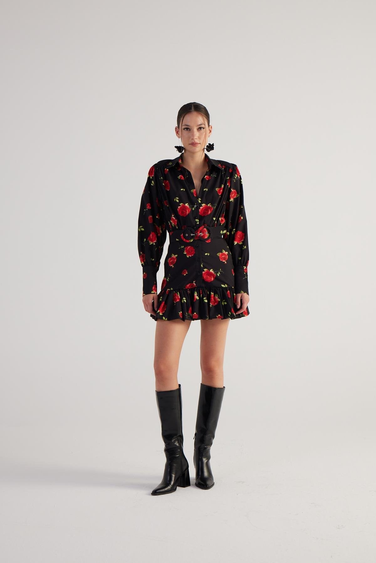 Elise Elbise Siyah Siyah L