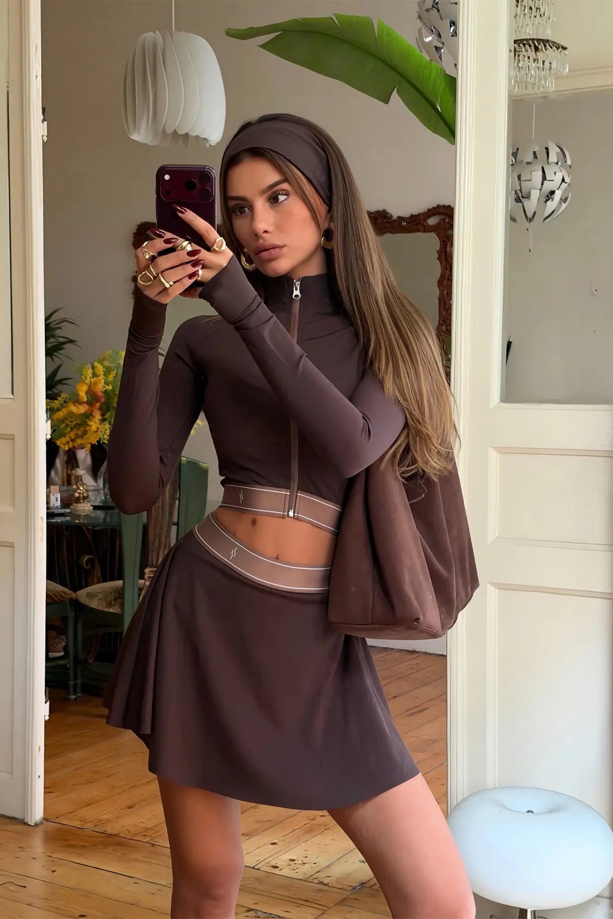 Acı Kahverengi 4 Lü Yoga Set