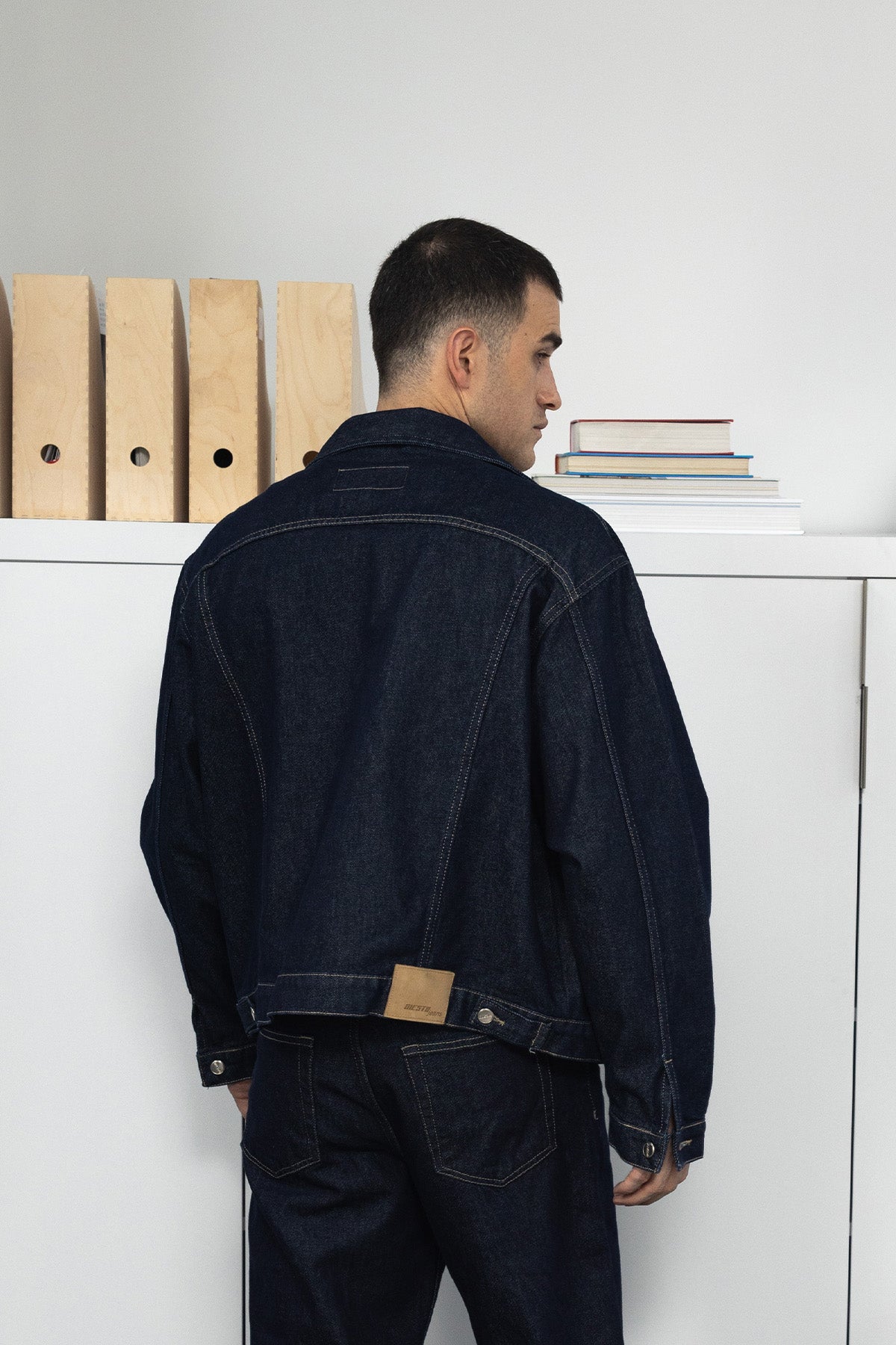 DENIM CEKET - LACİVERT - LACİVERT S