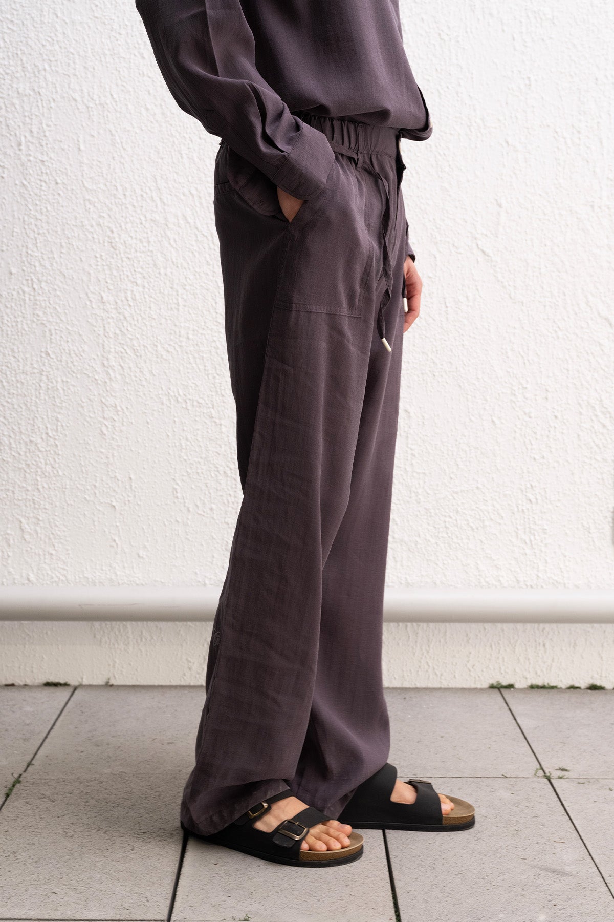 DÖKÜMLÜ JOGGER ANTRASİT PANTOLON