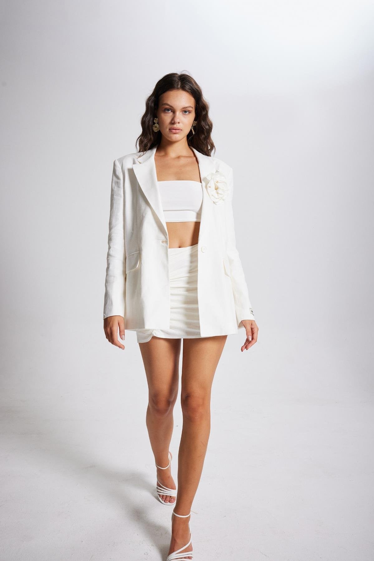 Cottony Blazer Ceket Beyaz