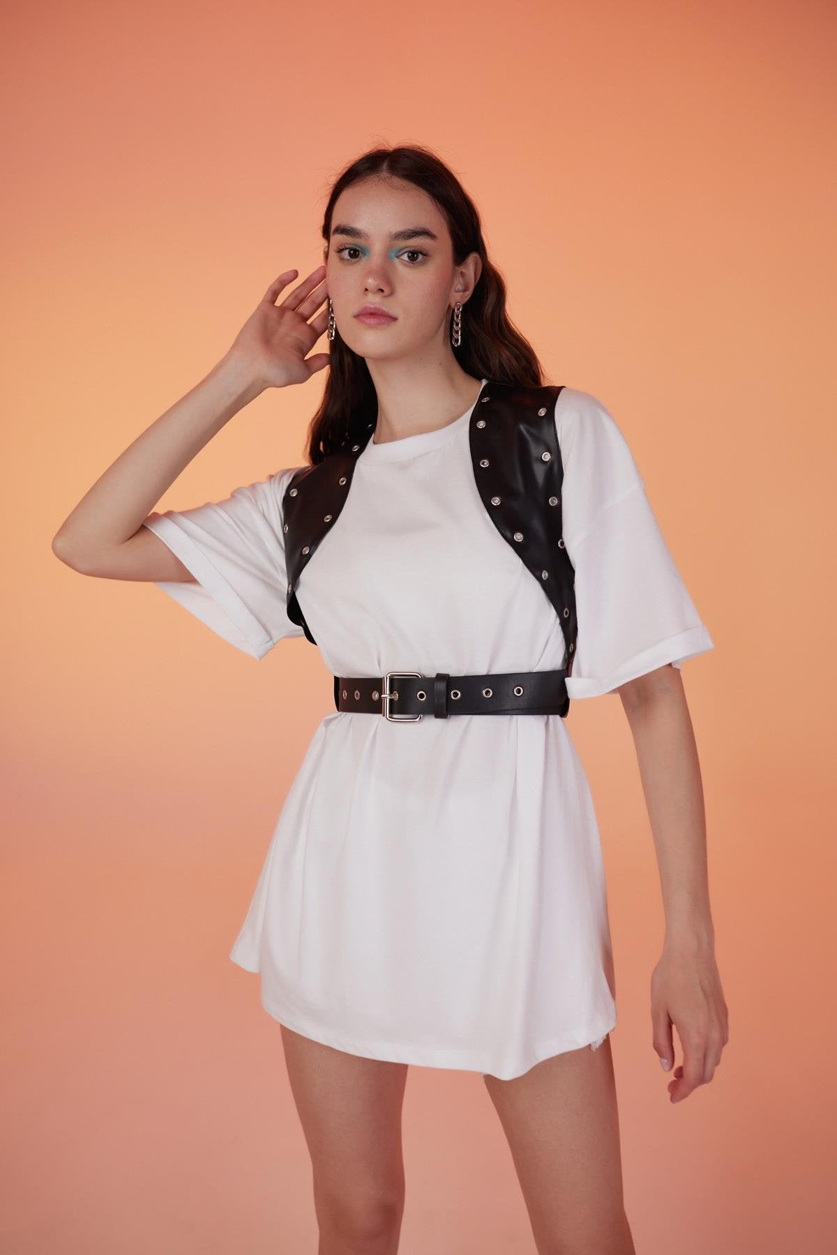 Lure Oversize Tshirt Beyaz