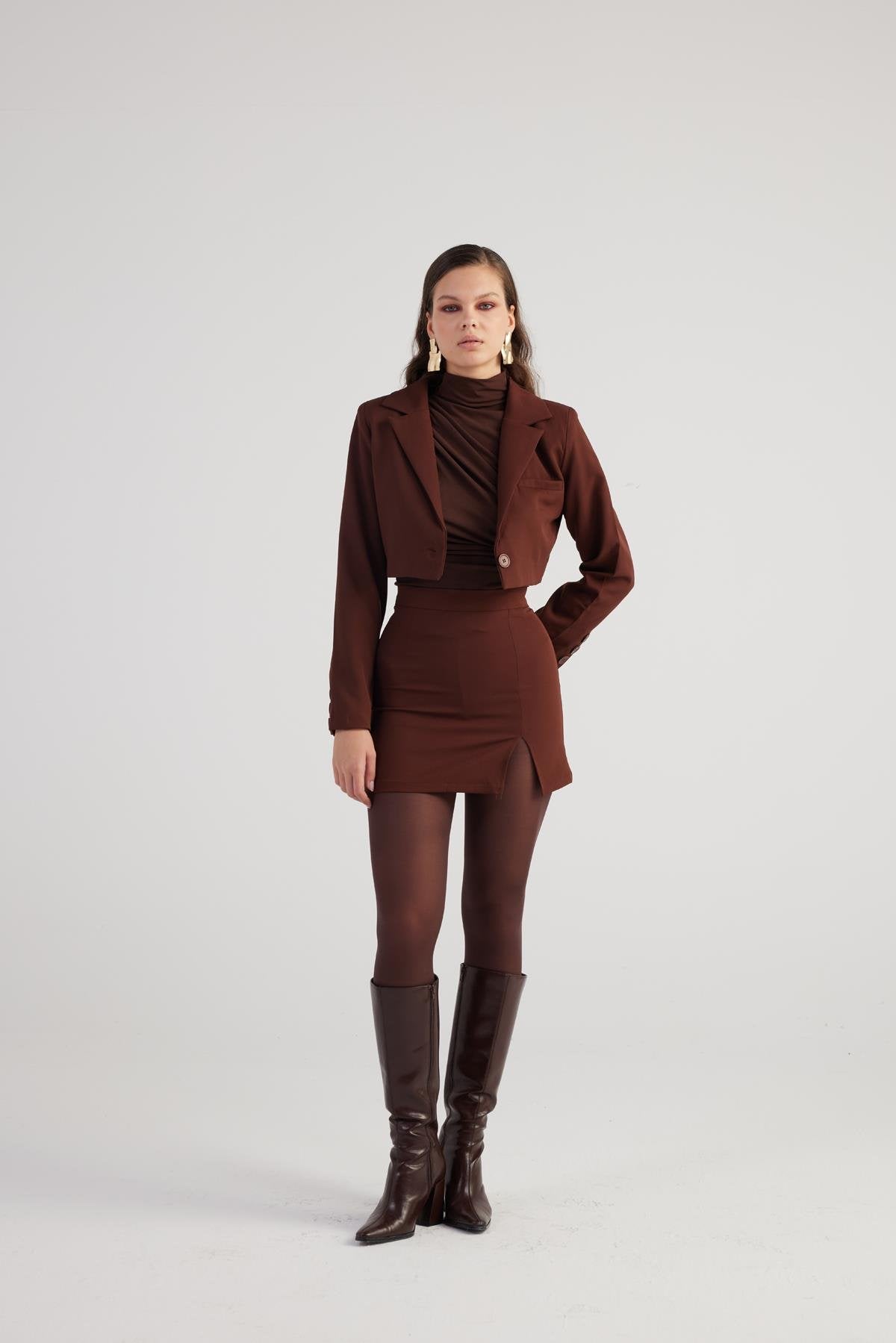 Panky Etek Kahve Kahve L