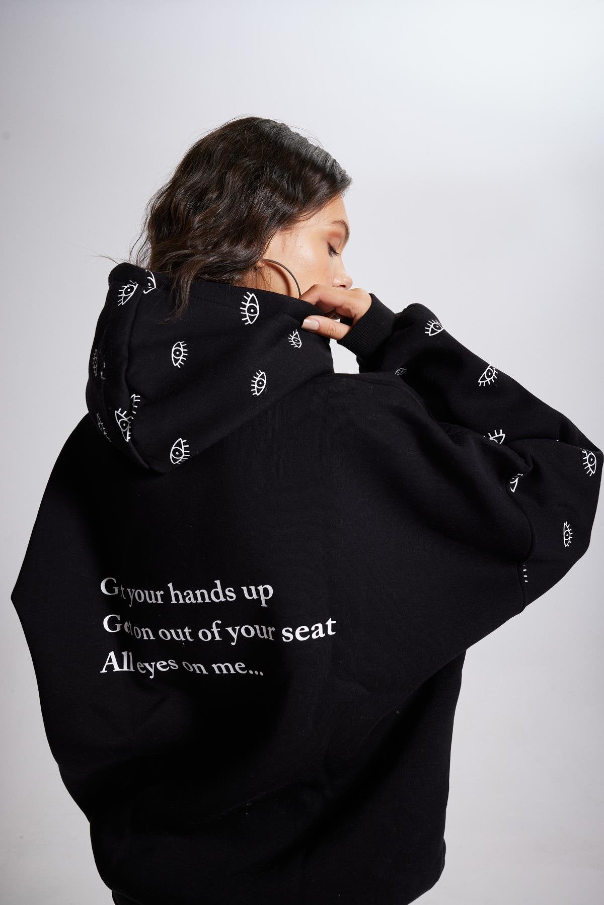 Eye Sweatshirt Siyah Siyah STD