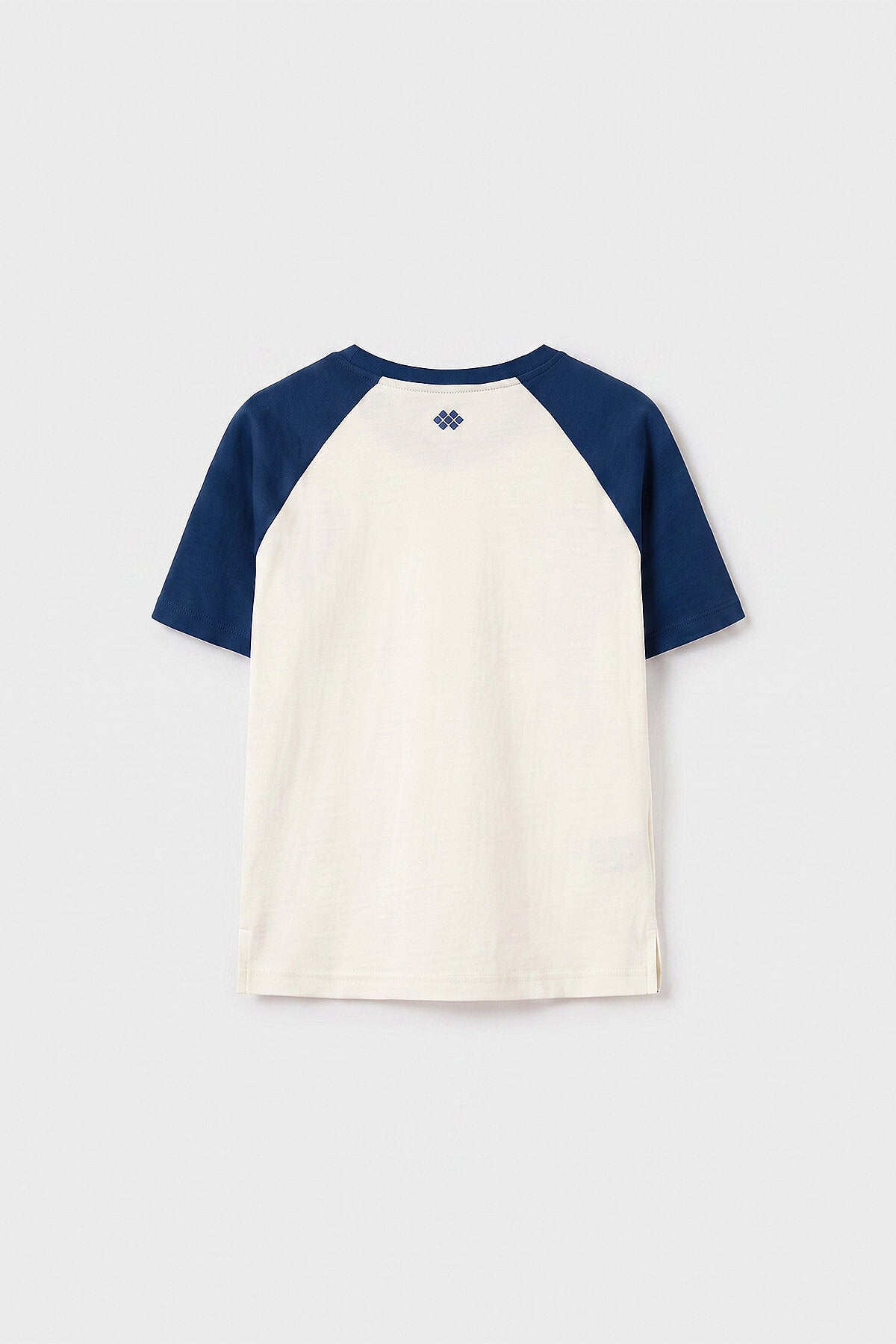 Ekru-Parlament Standart Fit Reglan Kollu Kız Çocuk T-Shirt - 75180
