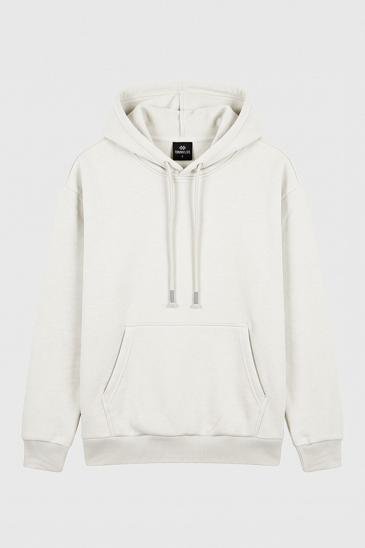 Ekru Standart Kalıp Basic Erkek Sweatshirt - 88513