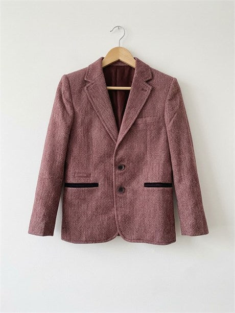 Erkek Çocuk Flato Ceplı Klasik Blazer Ceket