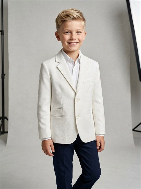 Erkek Çocuk Flato Ceplı Klasik Blazer Ceket