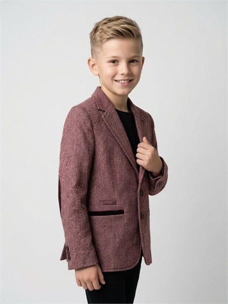 Erkek Çocuk Flato Ceplı Klasik Blazer Ceket
