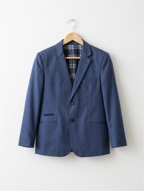 Erkek Çocuk Flato Ceplı Klasik Blazer Ceket