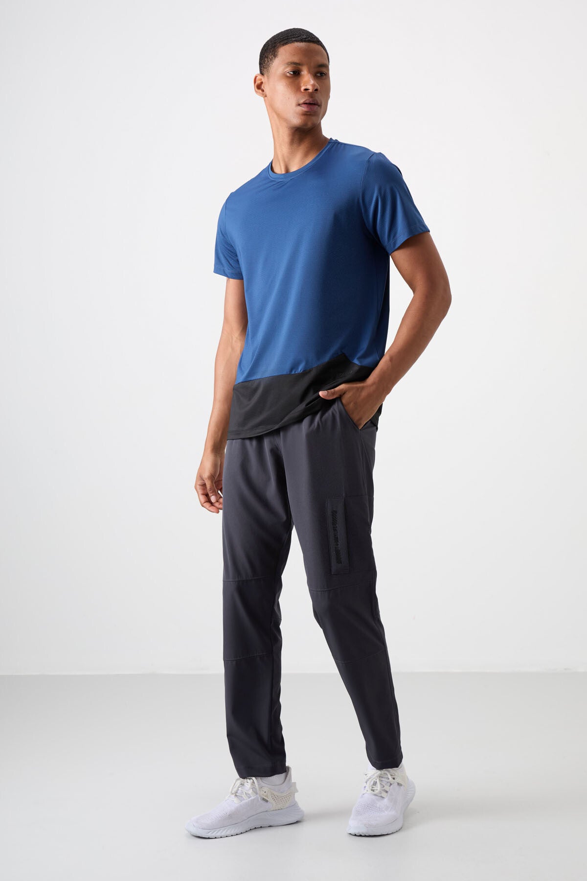 Antrasit İnce Yumuşak Comfort Fit Erkek Eşofman Alt - 82120