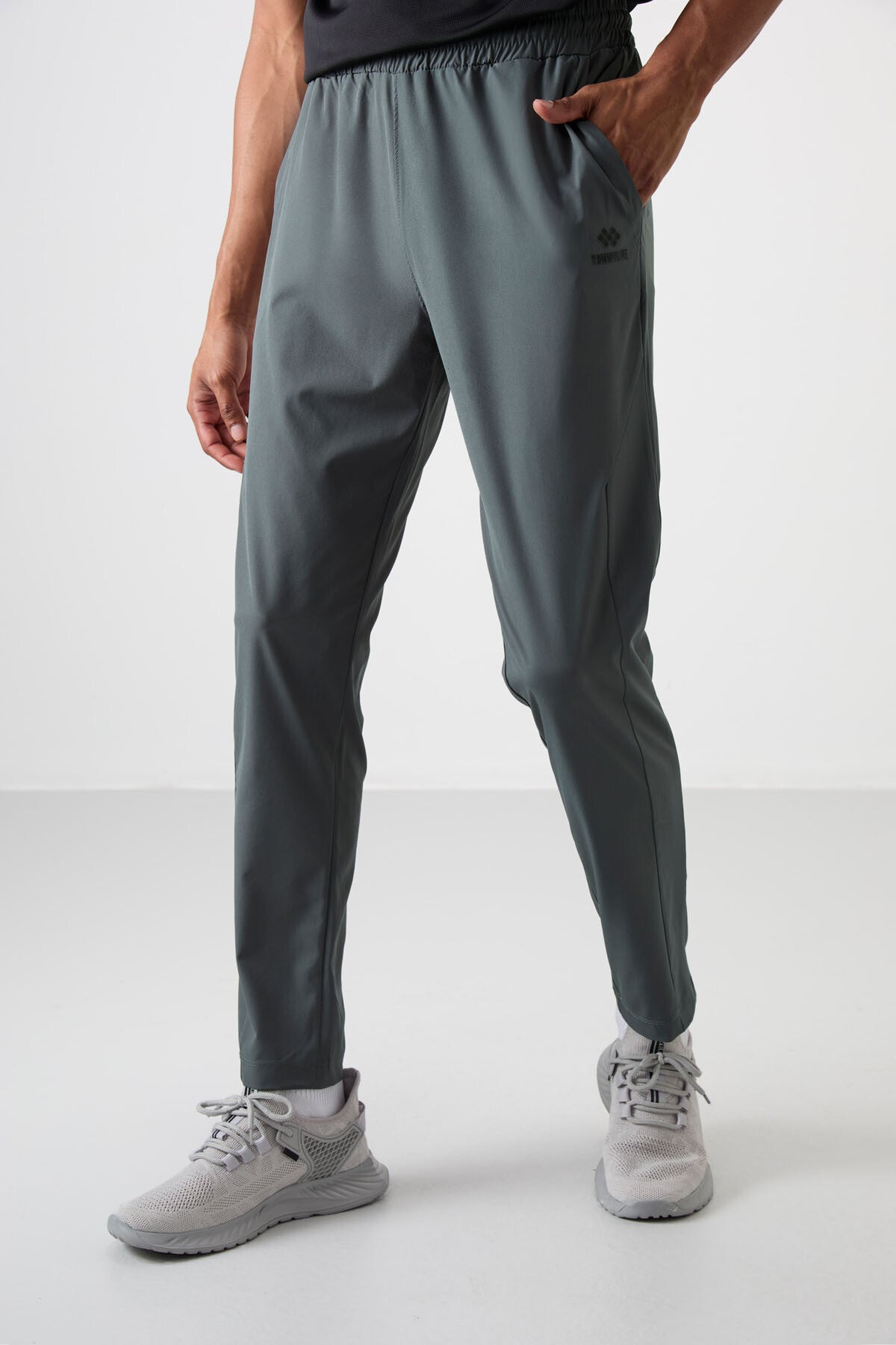 Haki İnce Yumuşak Comfort Fit Erkek Eşofman Alt - 82119