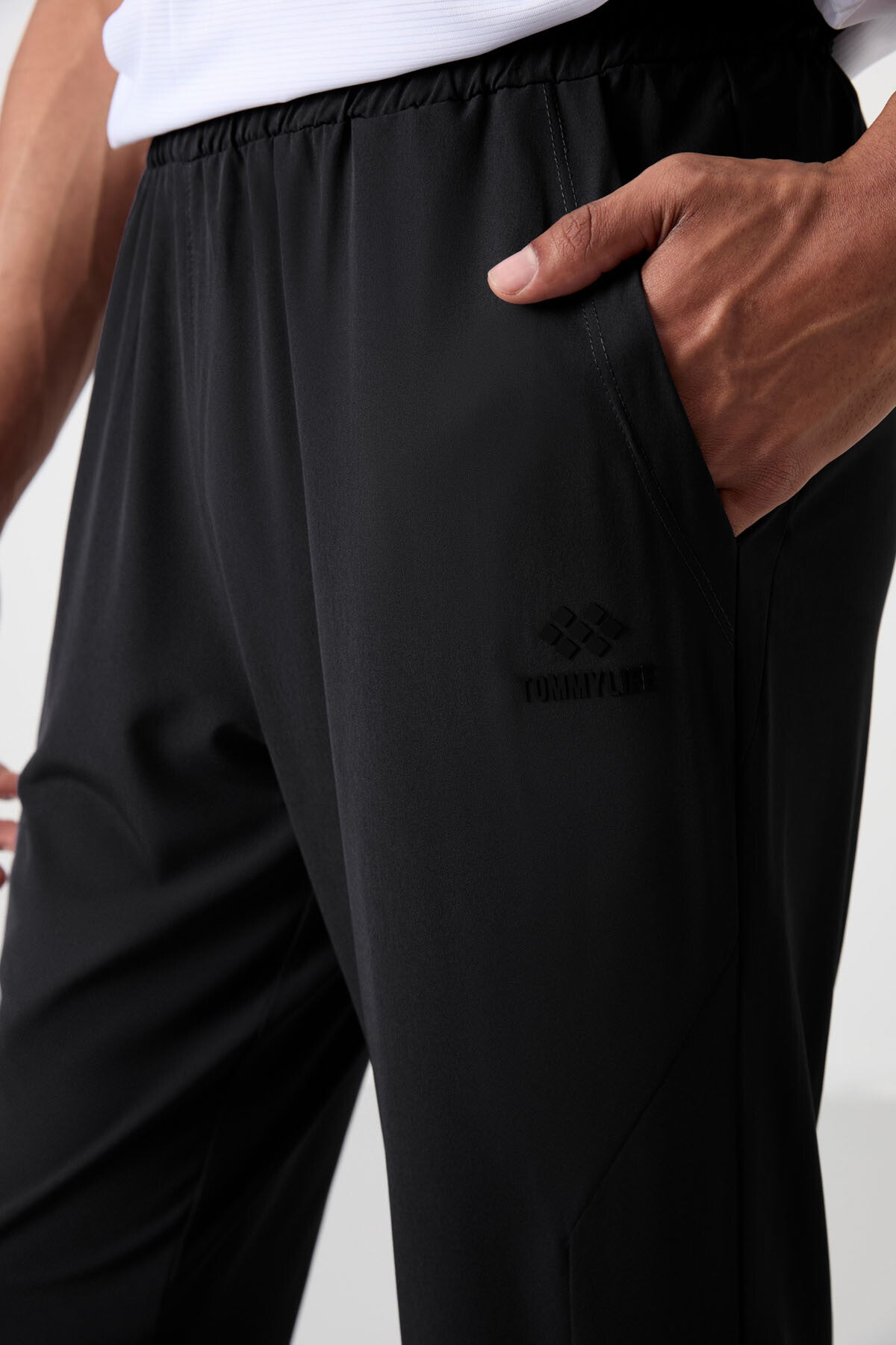 Siyah İnce Yumuşak Comfort Fit Erkek Eşofman Alt - 82119