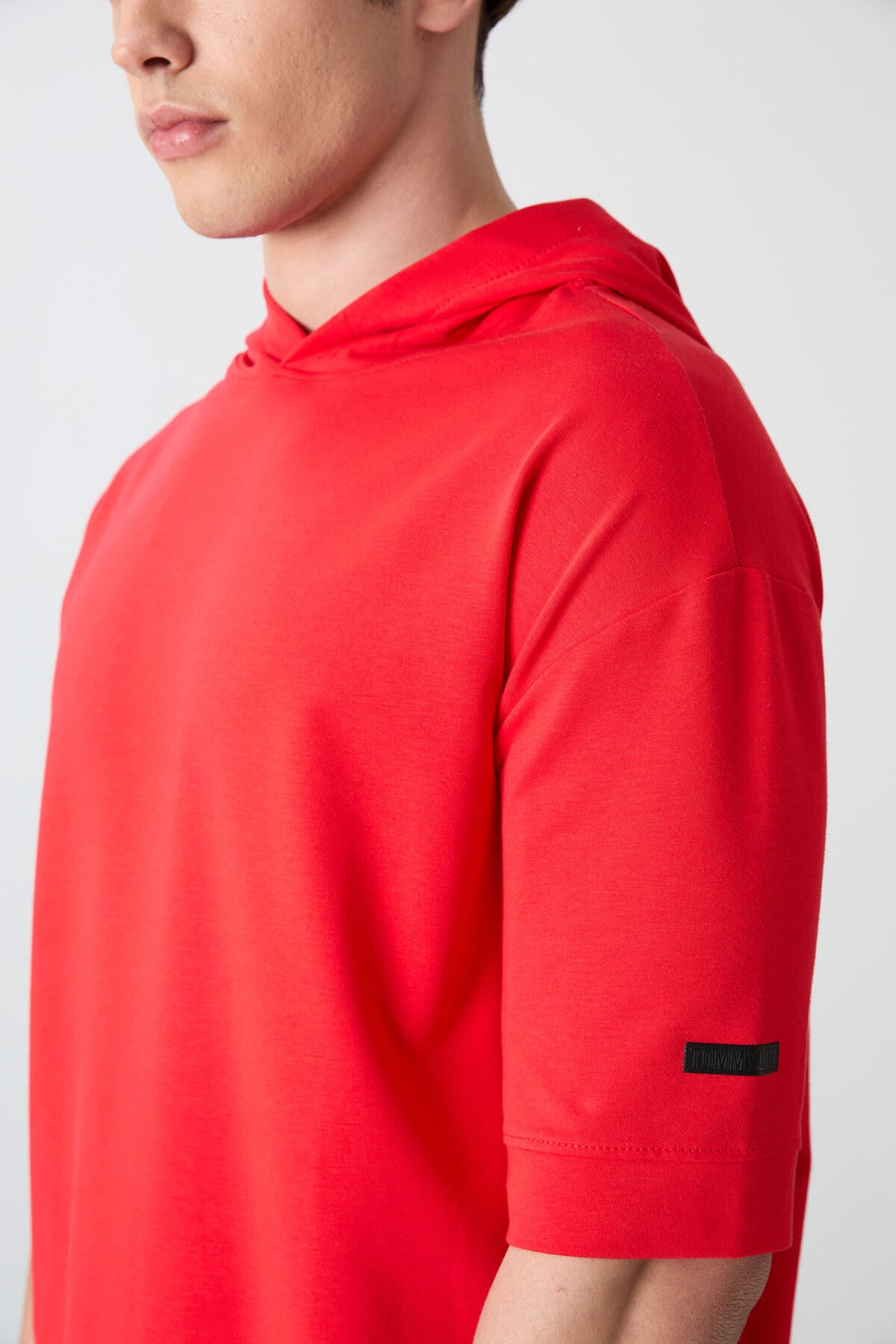 Fiesta Pamuklu Kalın Yumuşak Dokulu Oversize Fit Basic Erkek T-Shirt - 88352