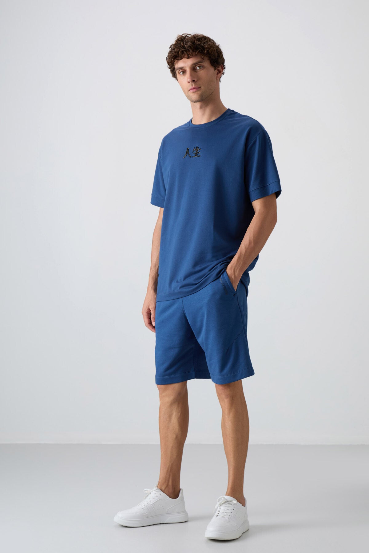 Parlament Pamuklu Kalın Yumuşak Dokulu Oversize Fit Baskılı Erkek T-Shirt - 88342