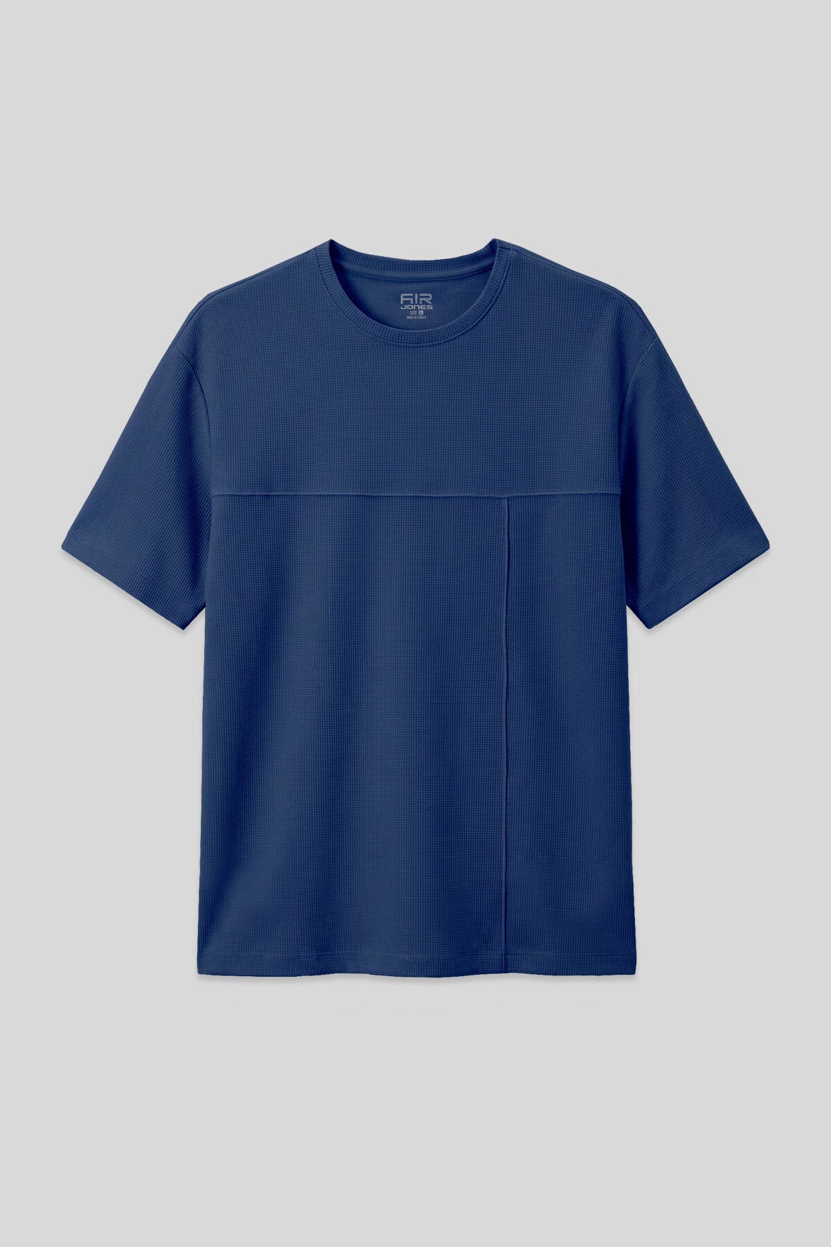 Parlament Waffle İnterlok Yüzeyi Dokulu Oversize Fit Basic Erkek T-Shirt - 88380