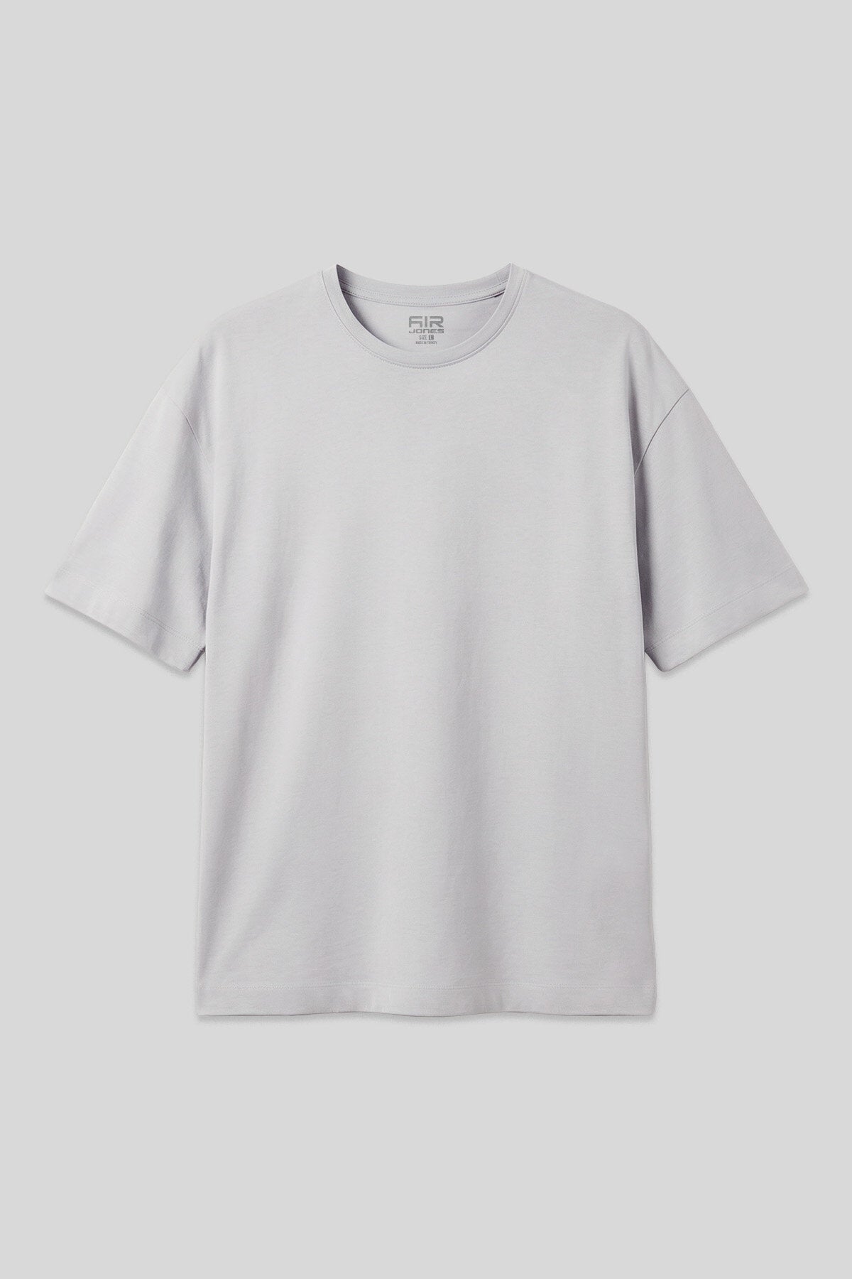 Taş Pamuklu Kalın Yumuşak Dokulu Oversize Fit Basic Erkek T-Shirt - 88377