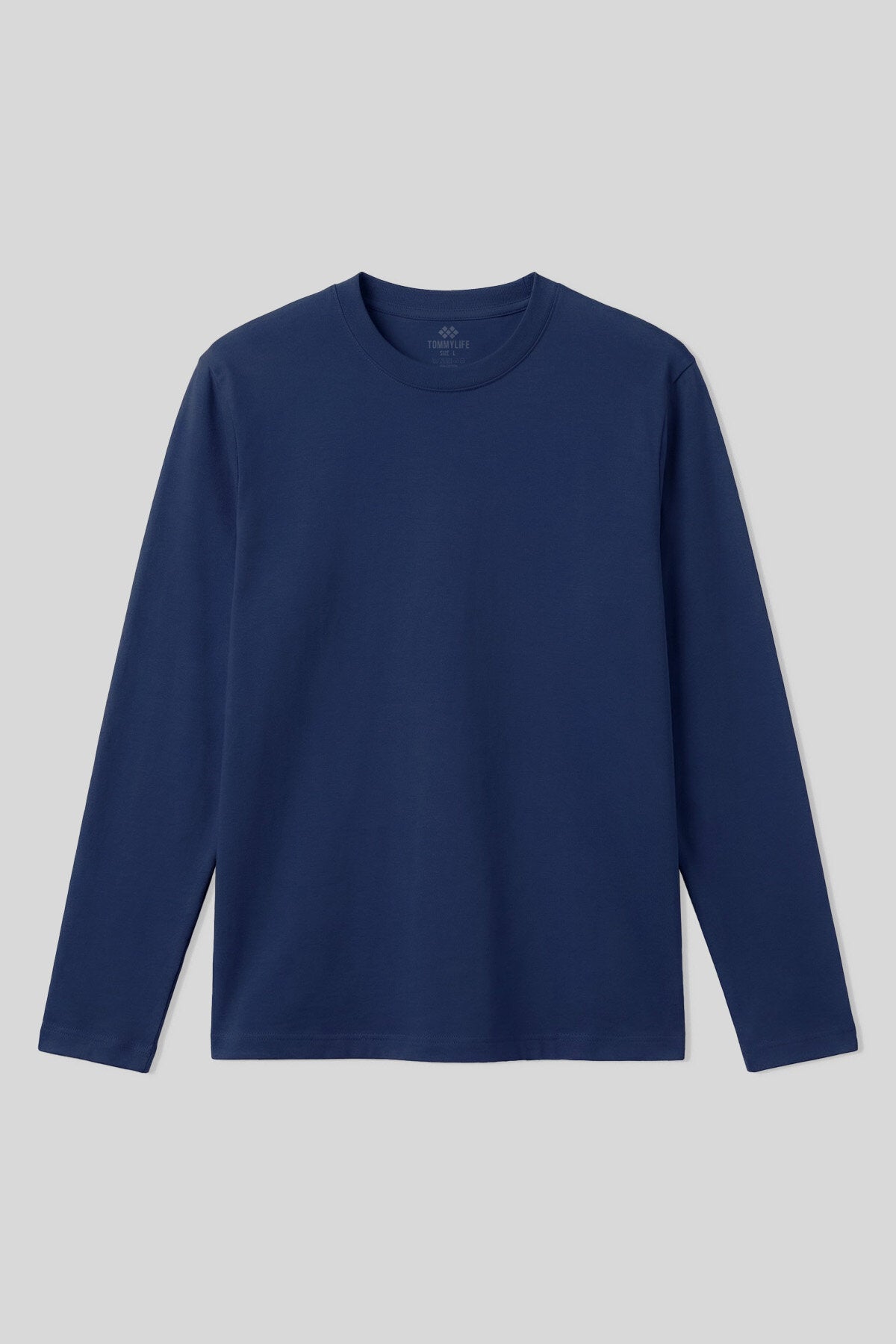 İndigo Standart Fit Basic O Yaka Uzun Kollu İnce Erkek T-Shirt - 87997