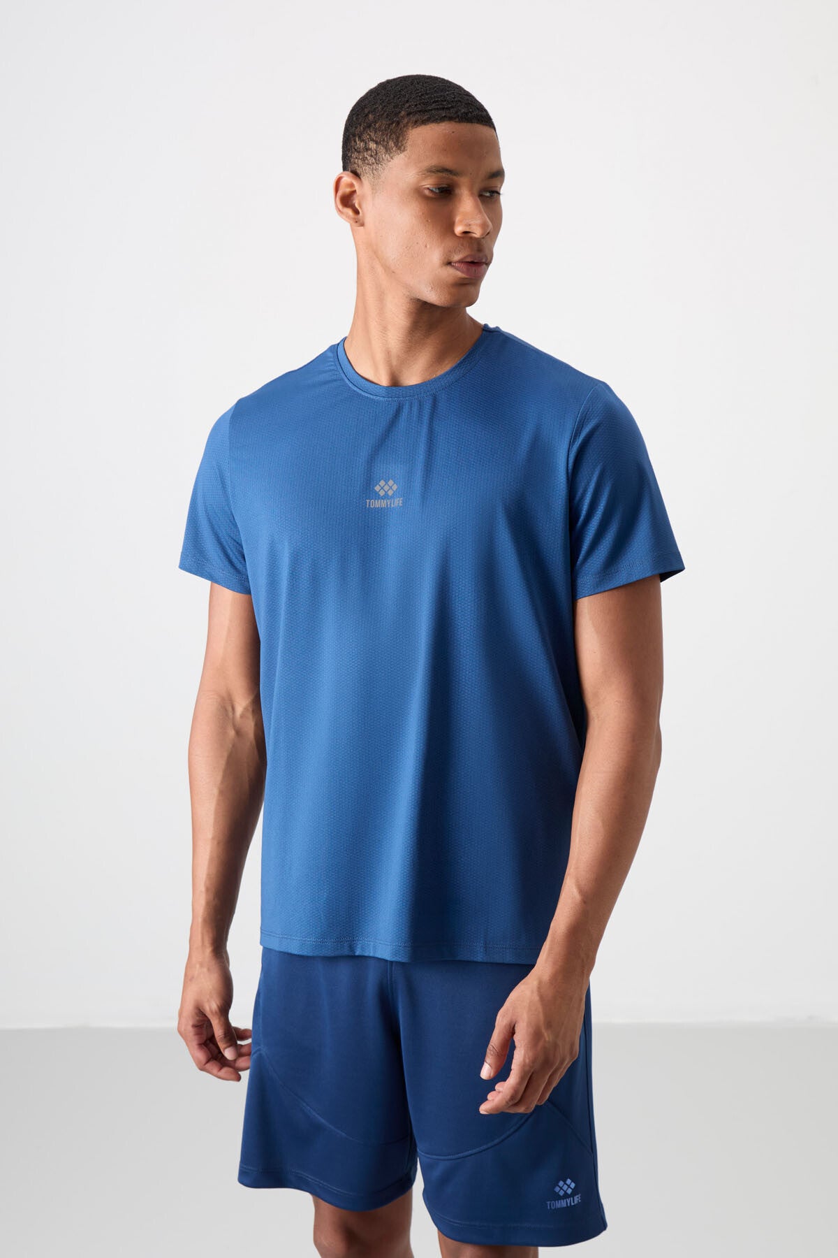 Parlament Nefes Alan Dokulu İnce Esnek Standart Fit Erkek Performans T-Shirt - 88387