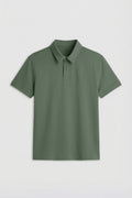 Açık Yeşil Standart Kalıp Basic Polo Yaka Erkek T-Shirt - 87768
