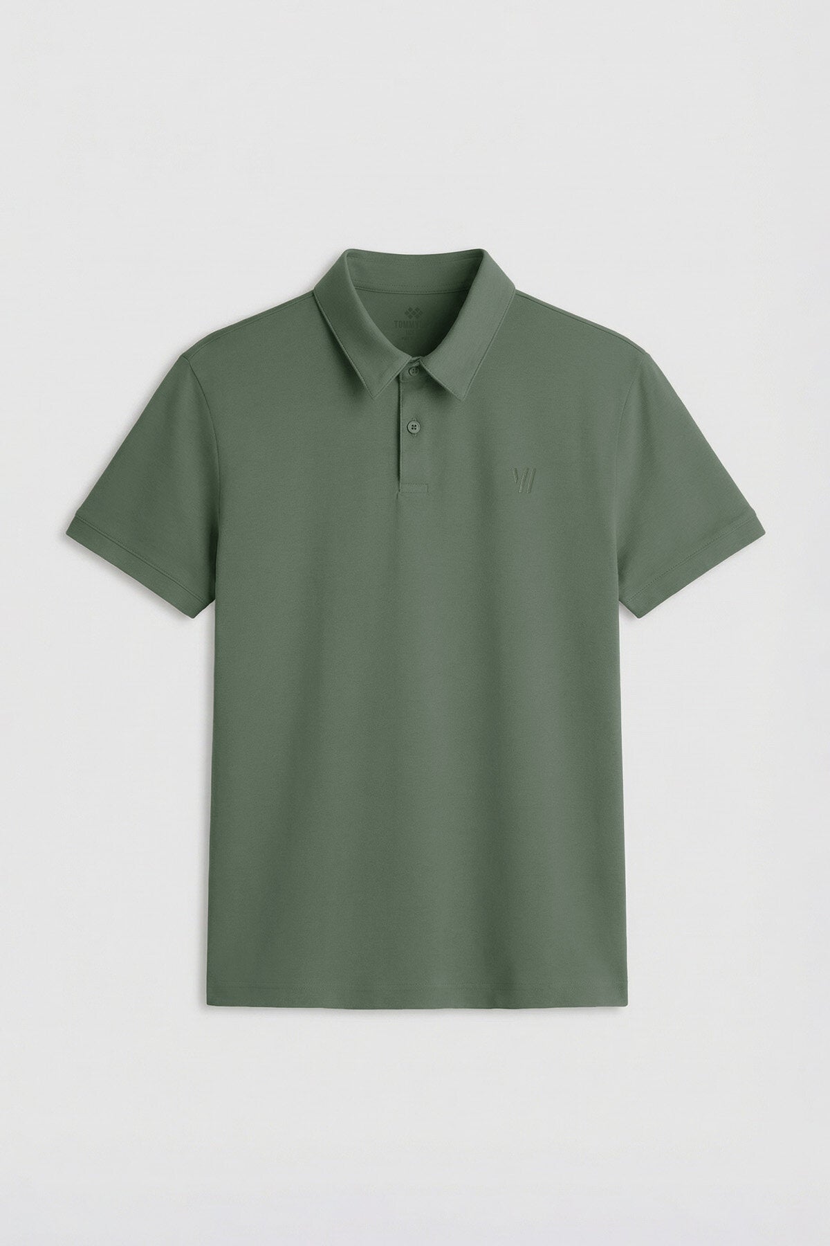 Açık Yeşil Standart Kalıp Basic Polo Yaka Erkek T-Shirt - 87768