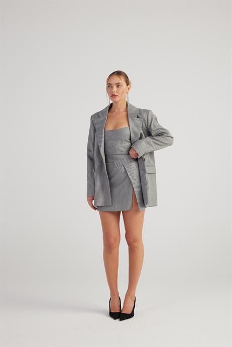 Eden Blazer Ceket Gri Gri L