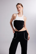 Rhode Logo Tank Bustier Black