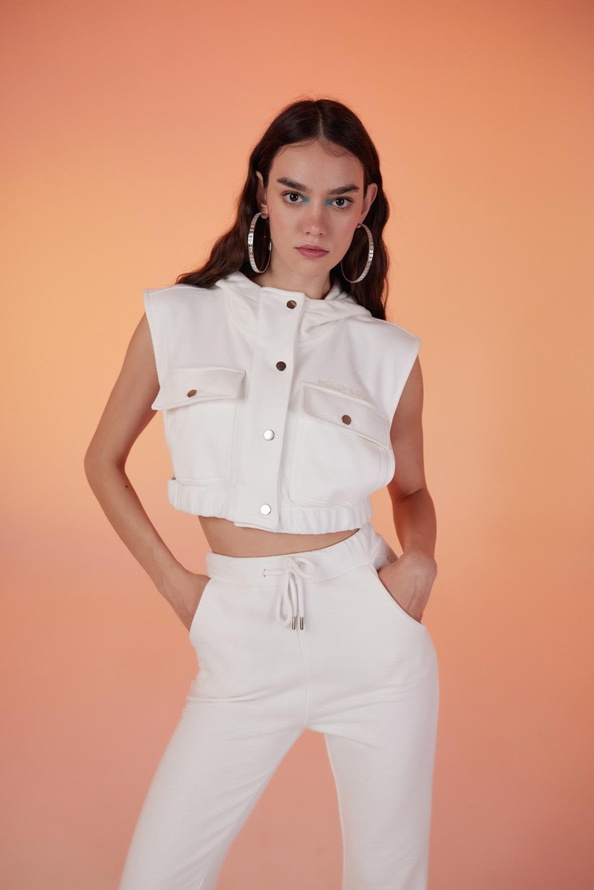 Jura Yelek Beyaz Beyaz L