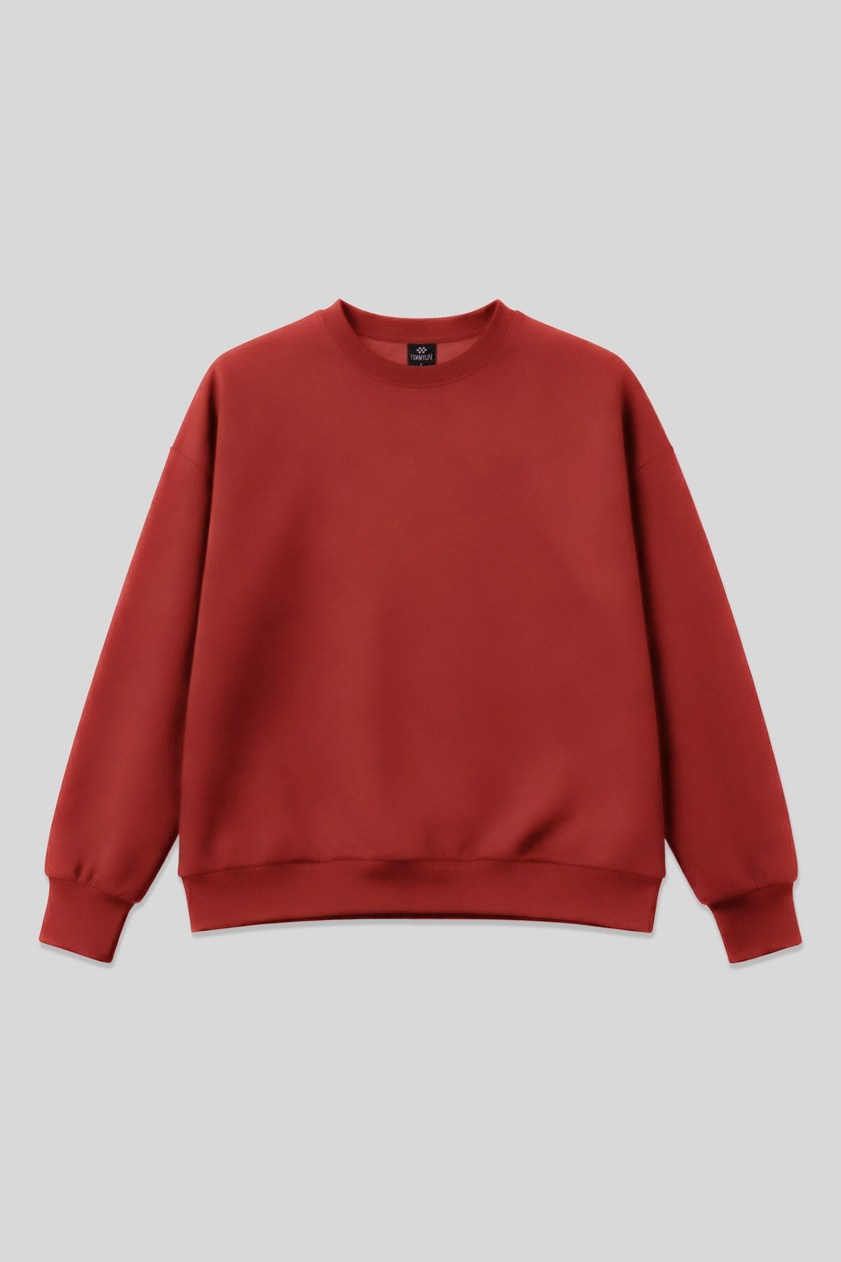 Fiesta Basic O Yaka Oversize Kadın Sweatshirt - 97053