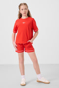 Fiesta Cotton Soft Textured Standard Fit Basic Girls' Shorts Set - 75183