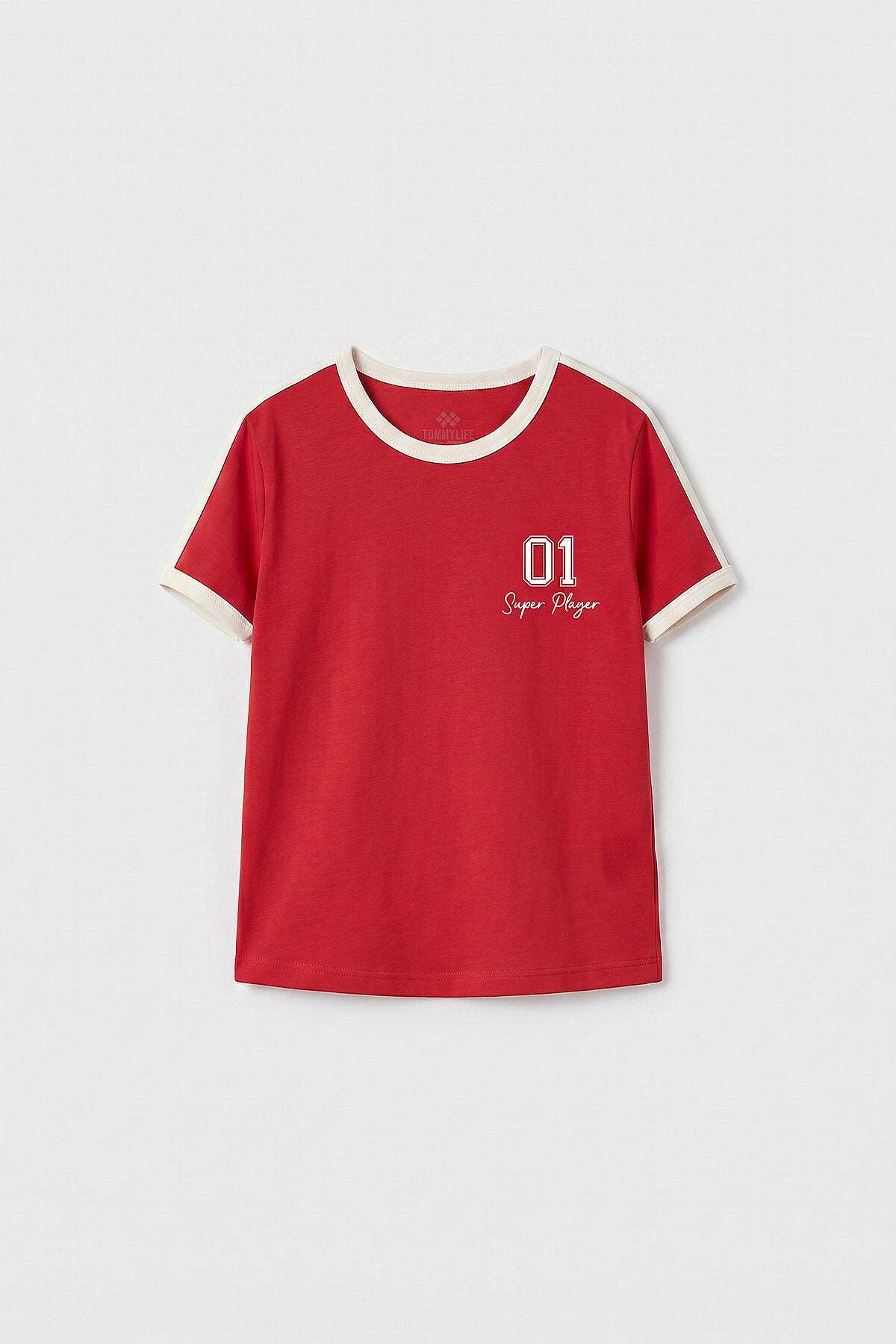 Fiesta Omuz Biye Detaylı Baskılı Kız Çocuk T-Shirt - 75181