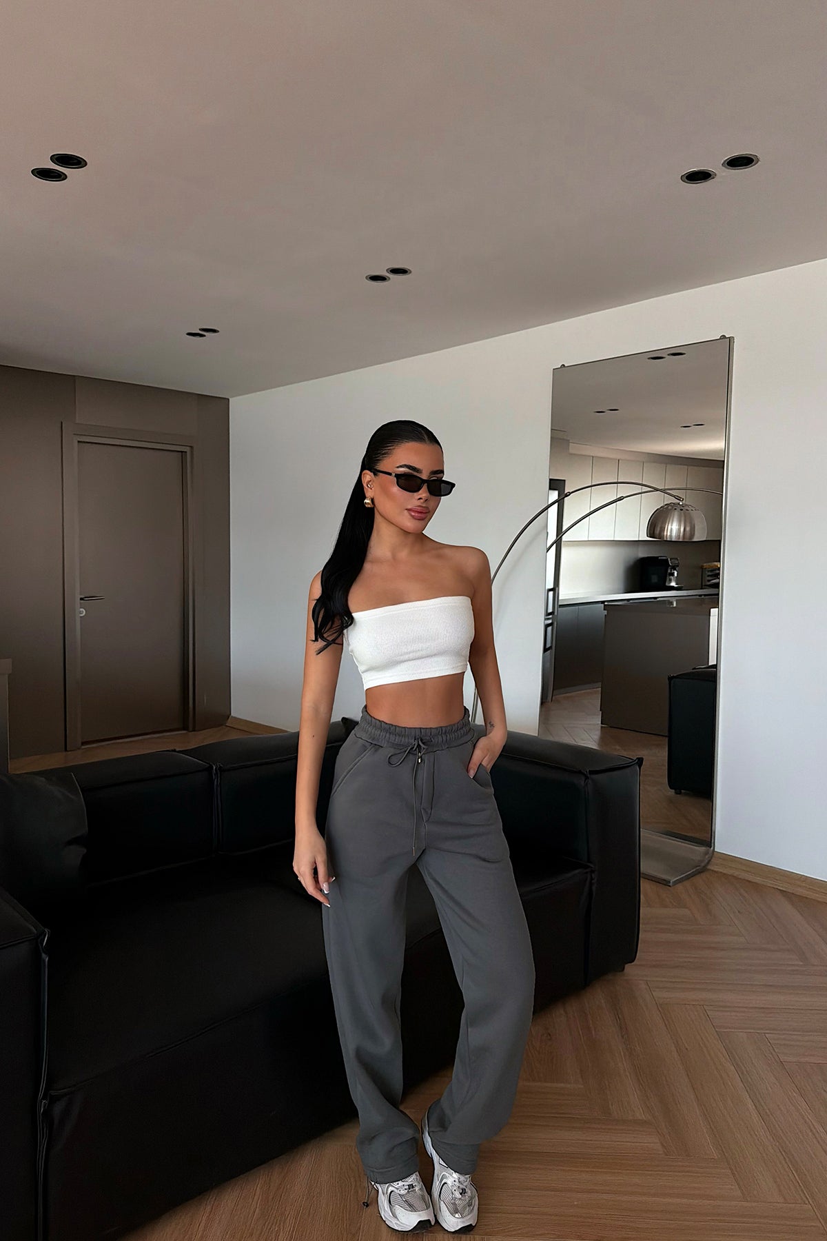 Füme Bağlamalı Eşofman ATE-4890