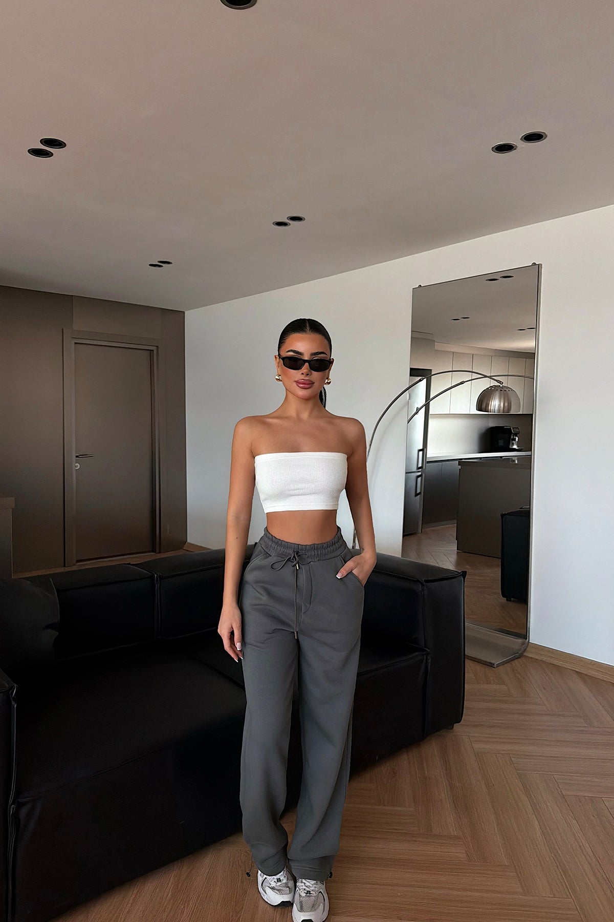 Füme Bağlamalı Eşofman ATE-4890