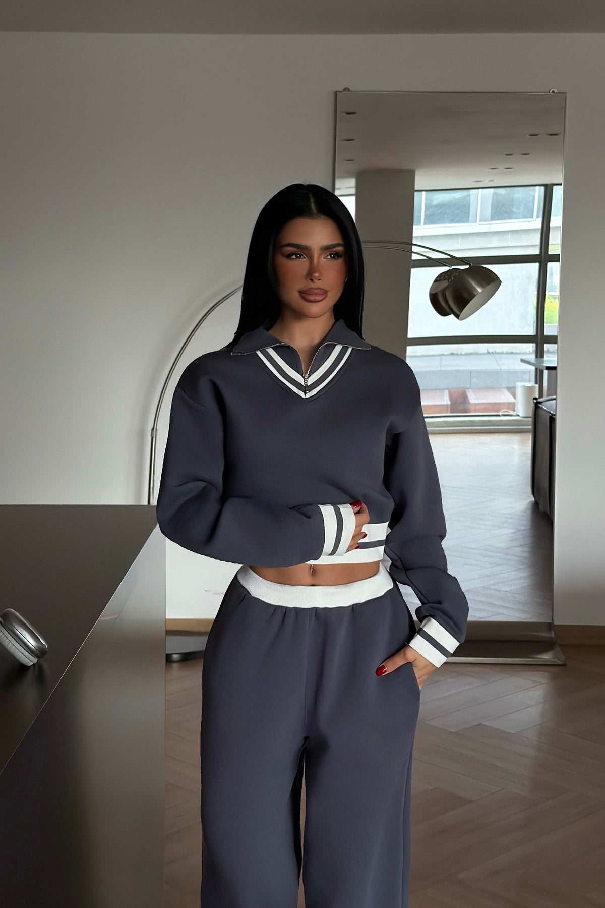 Füme Sonora Eşofman Takımı ATE-4355