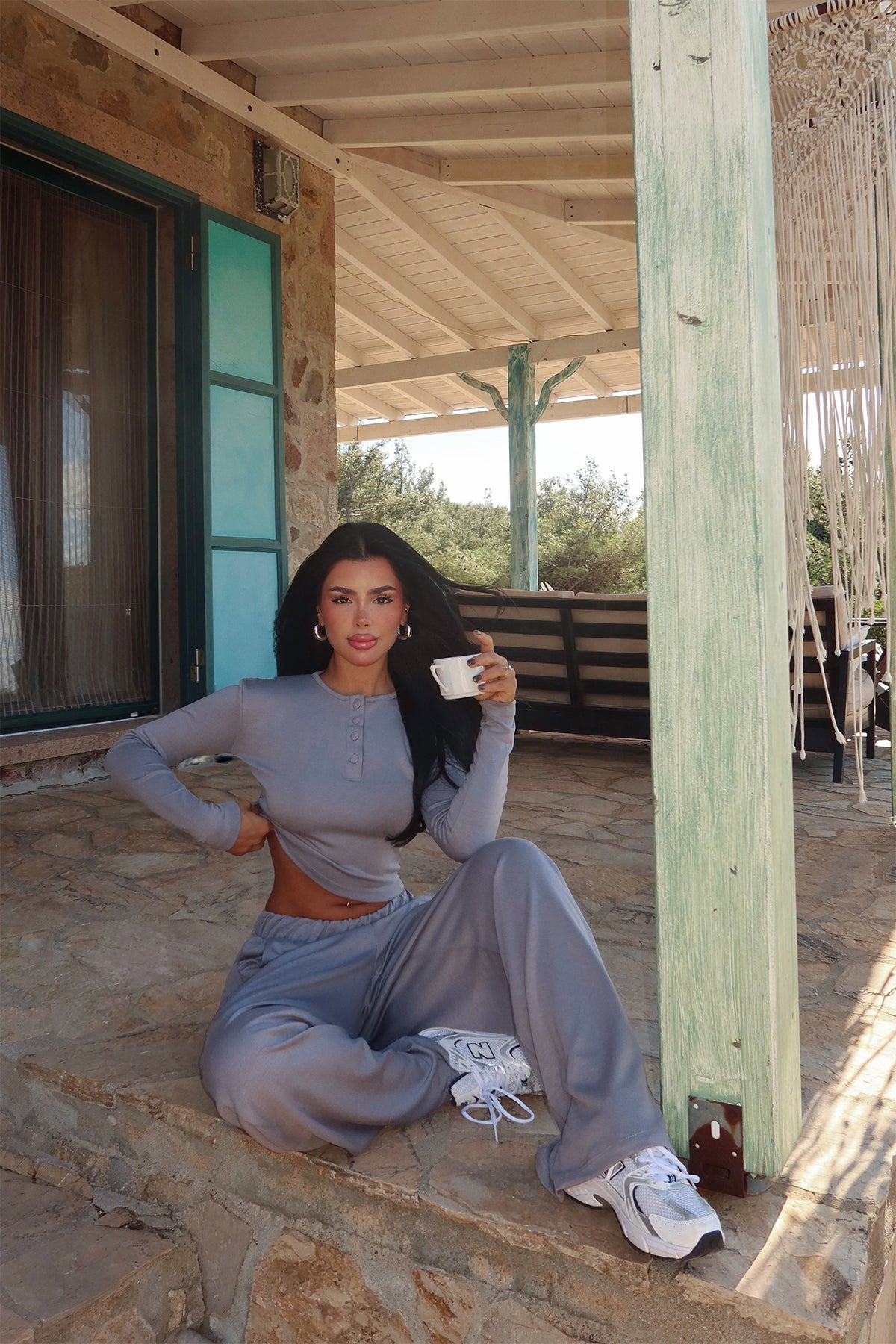 Füme Rapha Alt Üst Takım ATE-3644
