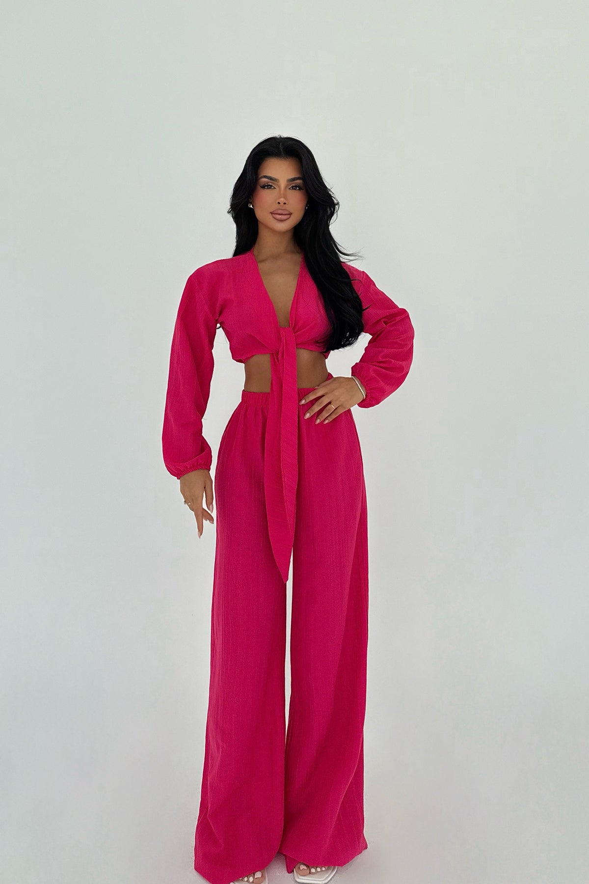 Fuşya Adelina Ba��lamalı Takım ATE-2782