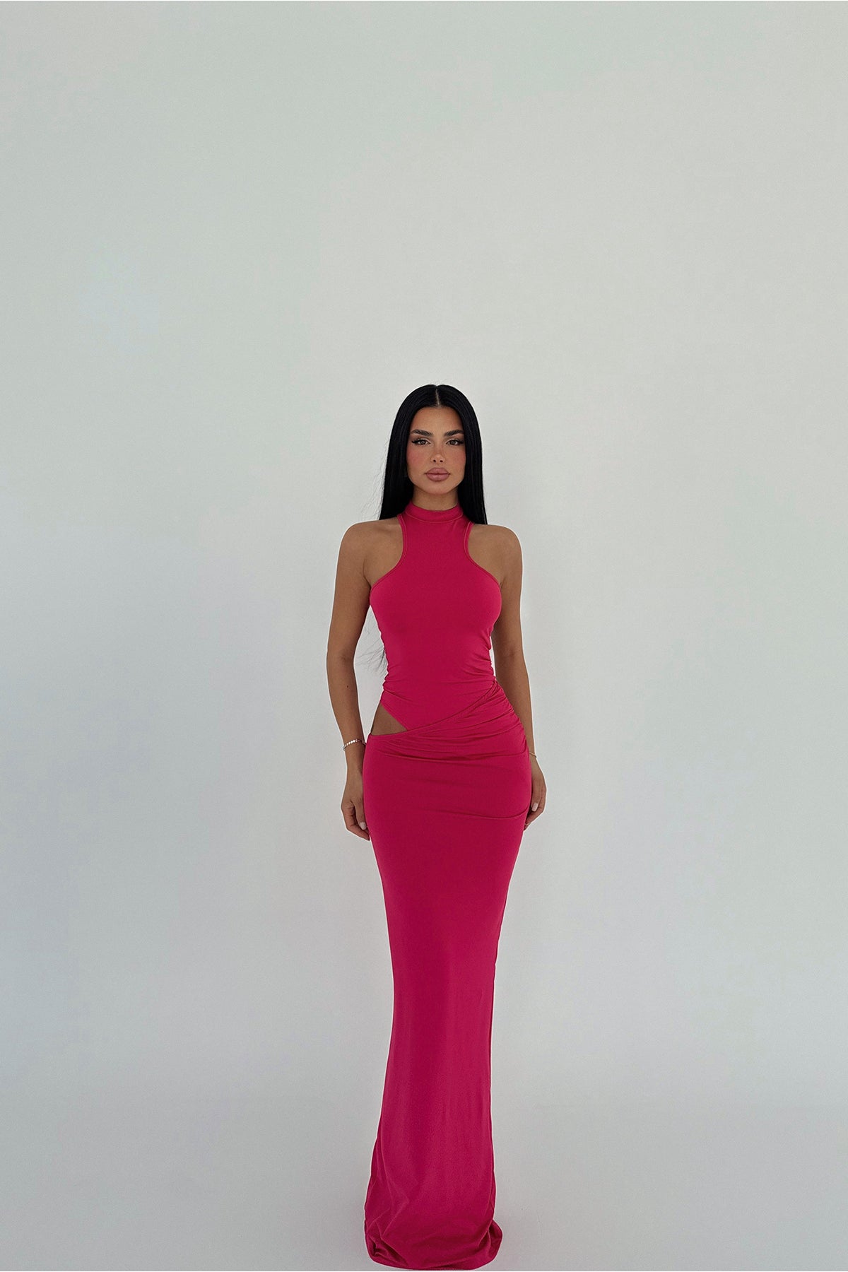 Fuşya Marica Elbise ATE-2578