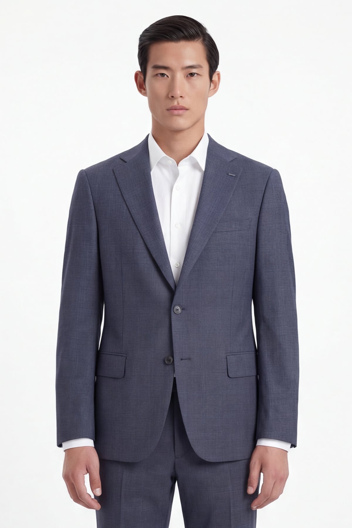 Giotelli Erkek Antrasit Dar Kesim Slim Fit Yünlü Dokuma Normal Bel 4 Drop Takım Elbise