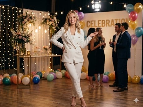 Anne Kız Gold Düğmeli Blazer Ceket