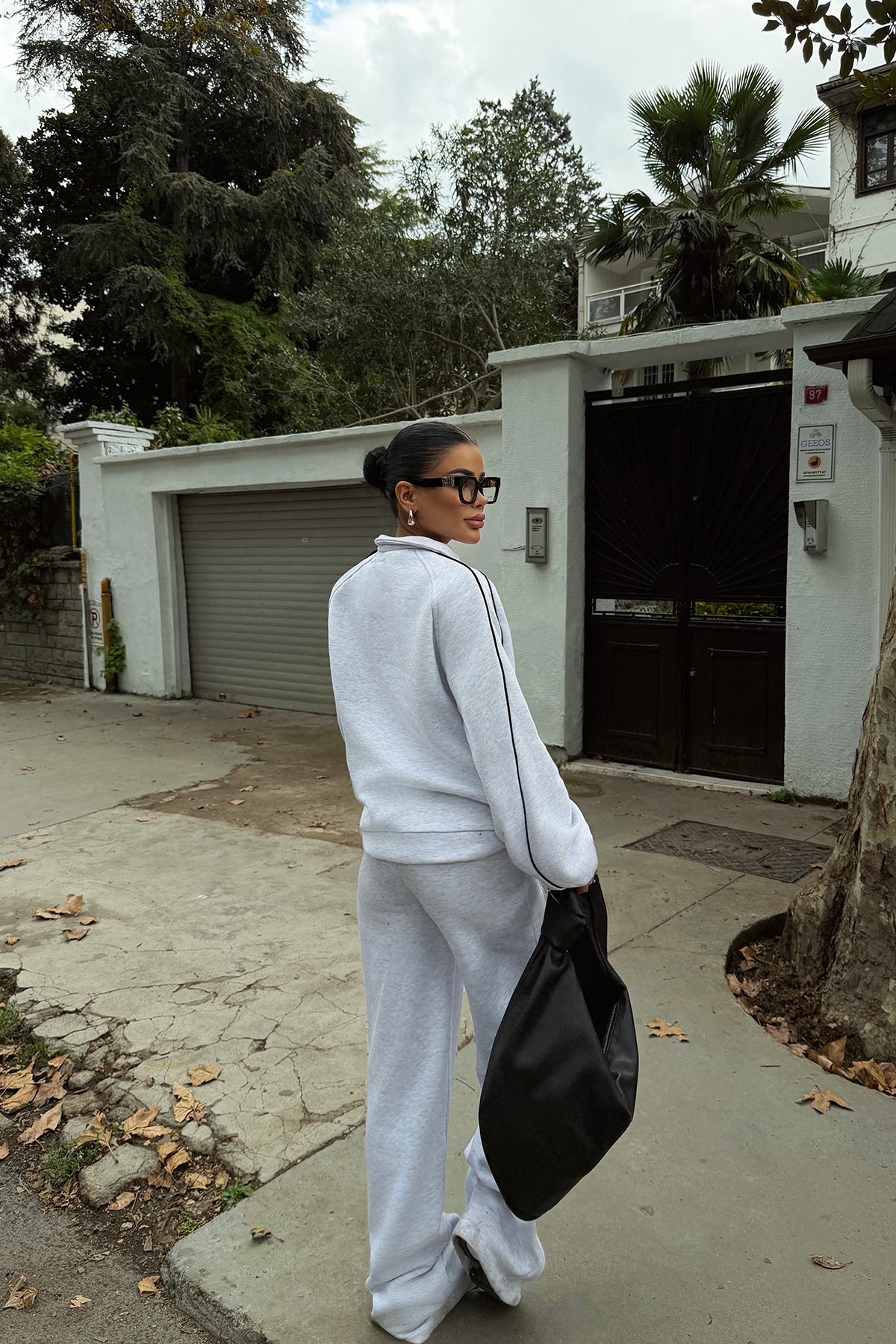 Gri Selita Eşofman Takımı ATE-3829