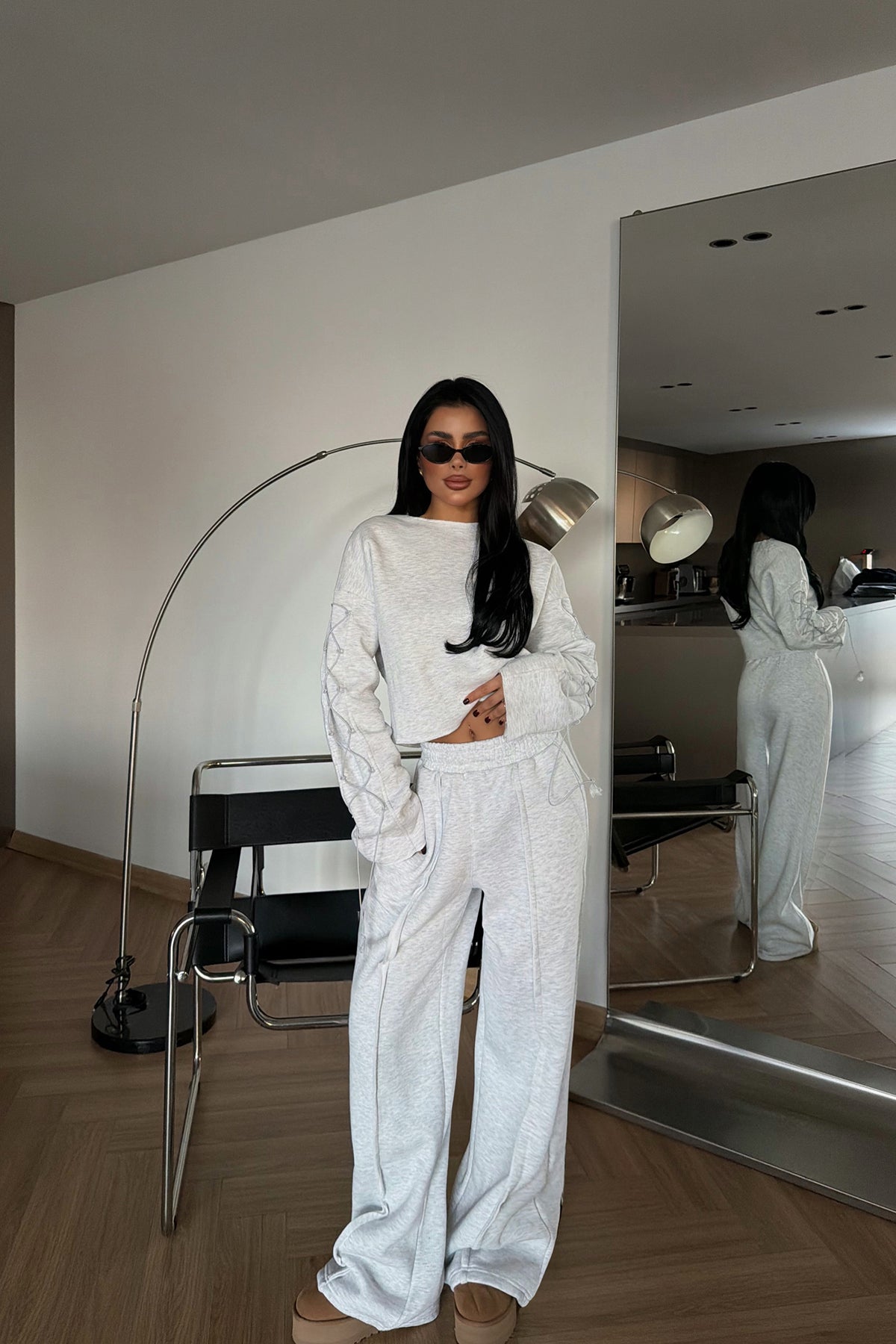 Gri Masego Eşofman Takımı ATE-4091