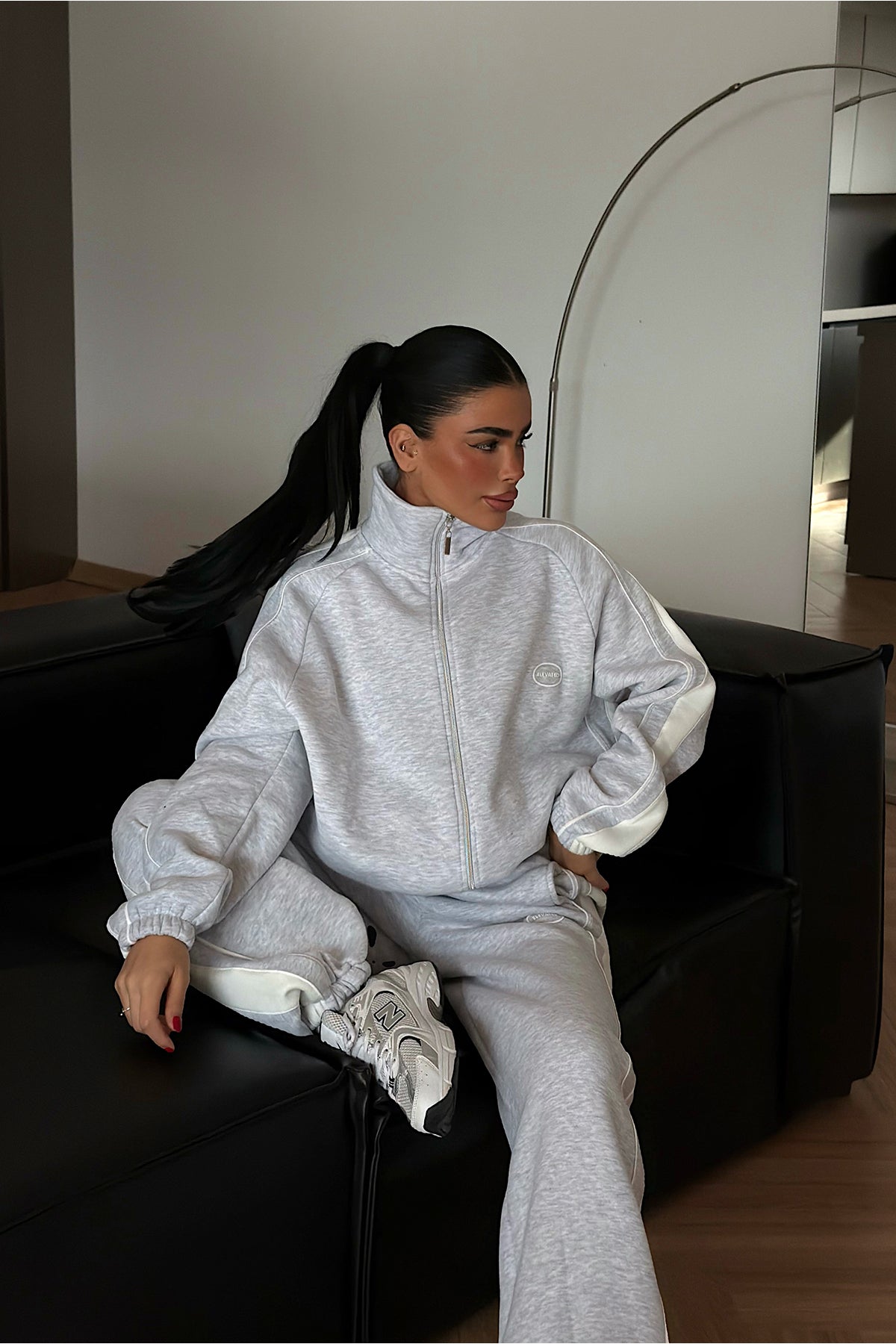 Gri Gionna Eşofman Takımı ATE-4351