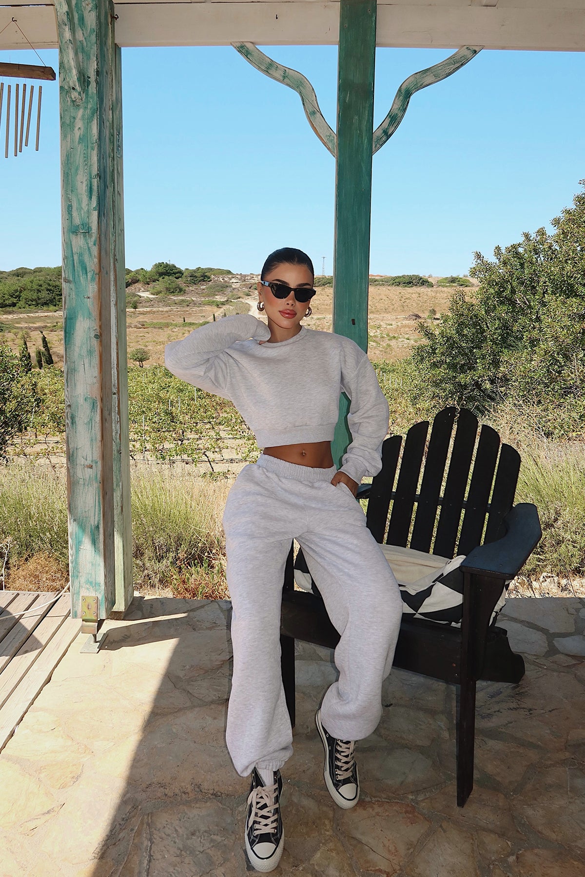 Gri Fluid Eşofman Takım ATE-3699