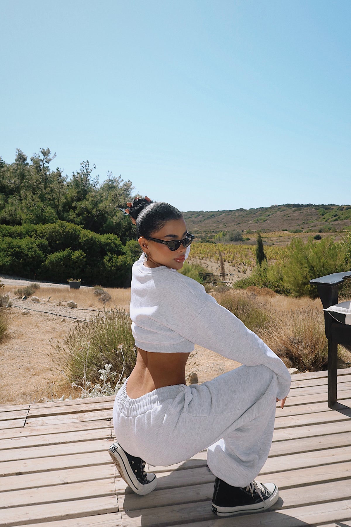 Gri Fluid Eşofman Takım ATE-3699